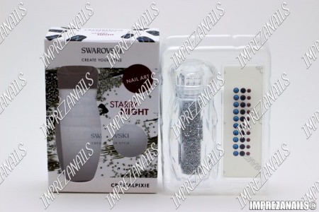 Хрустальная крошка Swarovski Crystal Pixie для дизайна ногтей и маникюра Starry Night, 5 г