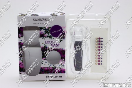 Хрустальная крошка Swarovski Crystal Pixie для дизайна ногтей и маникюра Exotic East, 5 г