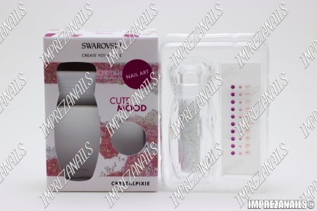 Хрустальная крошка Swarovski Crystal Pixie для дизайна ногтей и маникюра Cute Mood, 5 г