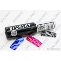 Гель-лак Bluesky Flower Gel №06 серебряный, с микроблестками, полупрозрачный.