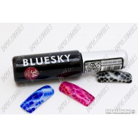 Гель-лак Bluesky Flower Gel №34 розовато- красный, с перламутром, полупрозрачный.