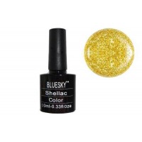 Гель-лак Bluesky Gel Polish арт. FS35 полупрозрачный с золотыми блестками 10 мл