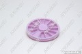 Контейнер для сыпучих товаров Карусель пластмассовый розовый